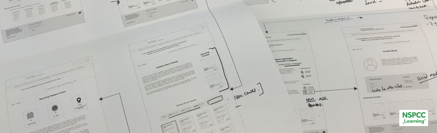 low fidelity wireframe iterations